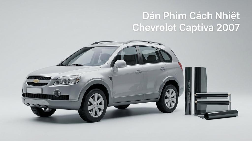 Dán Phim Cách Nhiệt Chevrolet Captiva 2007 Lắp Đặt Tận Nơi Uy Tín chính hãng