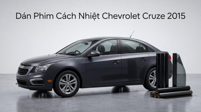 Dán Phim Cách Nhiệt Chevrolet Cruze 2015 Chính Hãng Uy Tín TPHCM