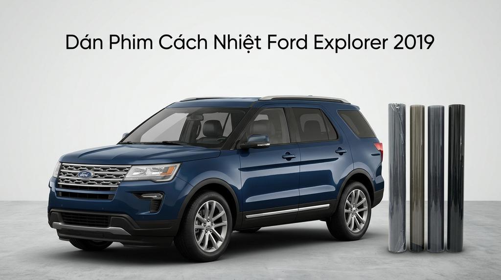 Dán Phim Cách Nhiệt Ford Explorer 2019 Chuyên Nghiệp Cao Cấp TPHCM chính hãng
