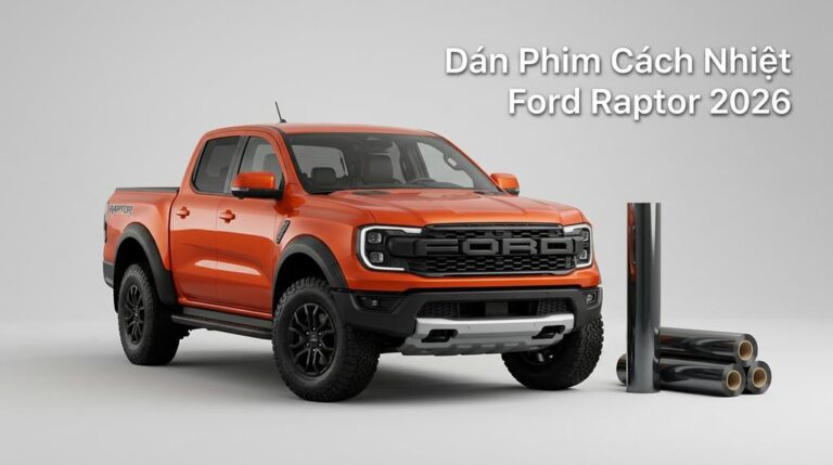 Dán Phim Cách Nhiệt Ford Raptor 2026 Cao Cấp Chính Hãng Tại TPHCM