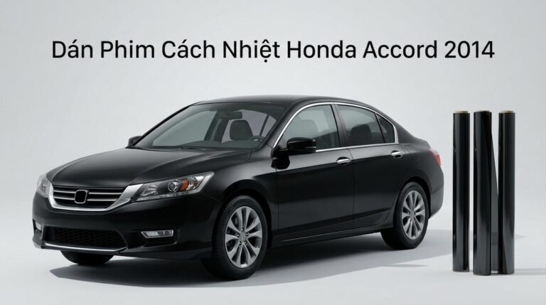 Dán Phim Cách Nhiệt Honda Accord 2014 Uy Tín Chuyên Nghiệp TPHCM