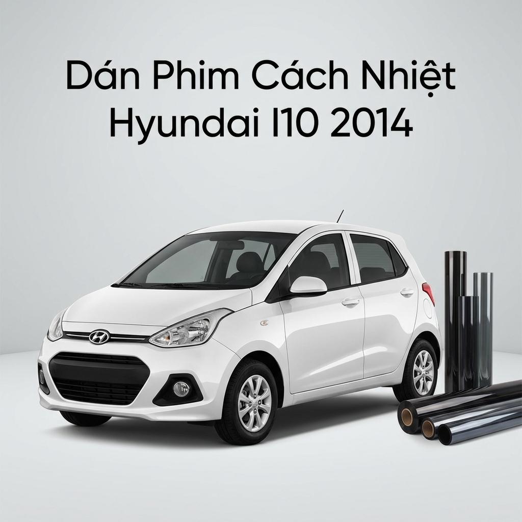 Dán Phim Cách Nhiệt Hyundai I10 2014 Chính Hãng - Thi Công Nhanh Tại TPHCM chính hãng