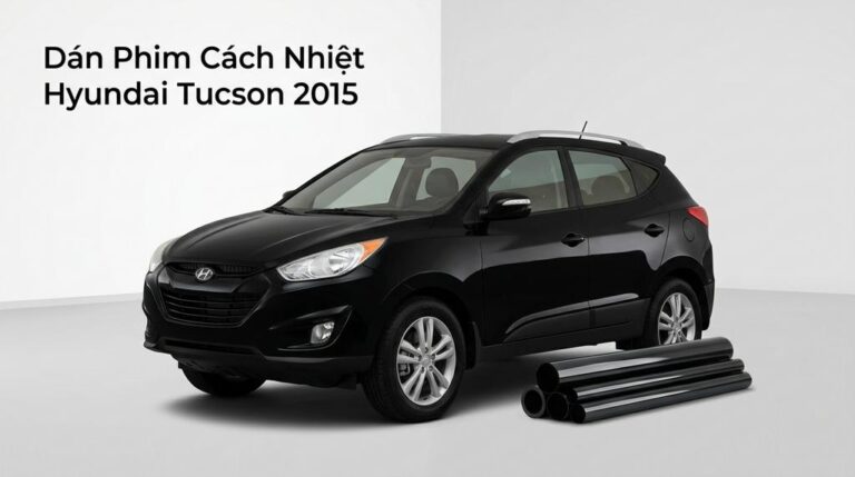 Dán Phim Cách Nhiệt Hyundai Tucson 2015 Chính Hãng Chuyên Nghiệp
