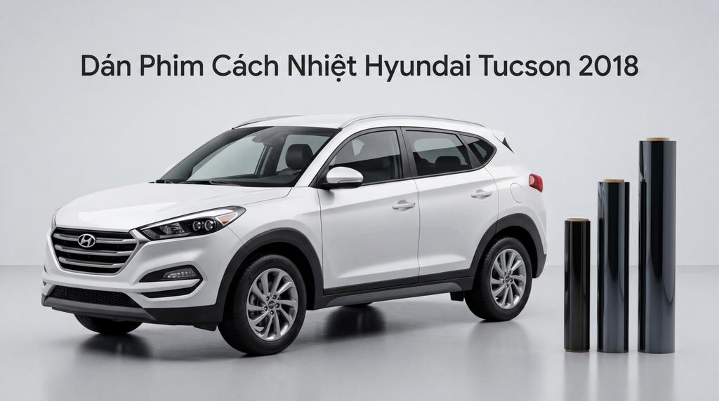 Dán Phim Cách Nhiệt Hyundai Tucson 2018 Chính Hãng Uy Tín Tại TPHCM chính hãng