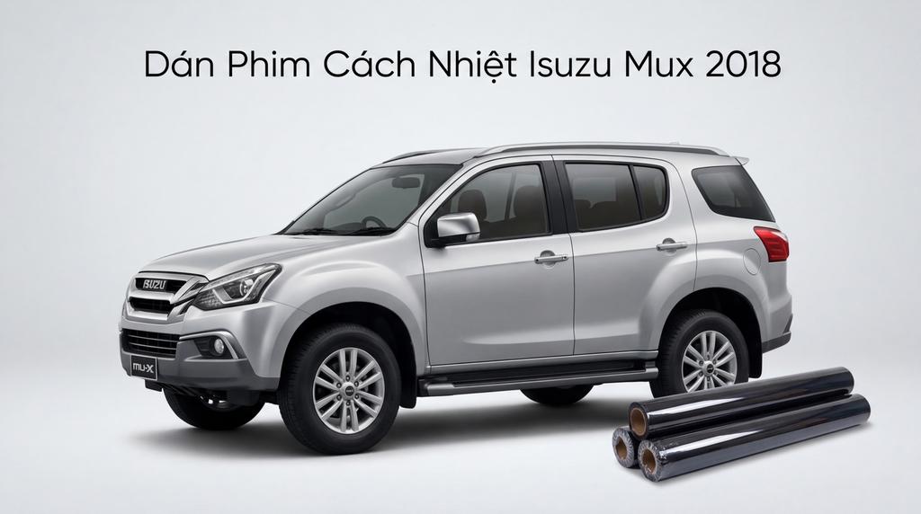 Dán Phim Cách Nhiệt Isuzu Mux 2018 Chính Hãng Chất Lượng Cao Tại TPHCM chính hãng
