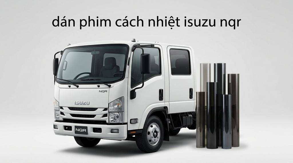 Dán Phim Cách Nhiệt Isuzu NQR 2024 Chính Hãng - Giải Pháp Chống Nóng Tối Ưu chính hãng
