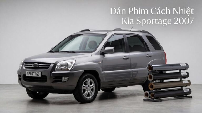 Dán Phim Cách Nhiệt Kia Sportage 2007 Uy Tín Chuyên Nghiệp TPHCM