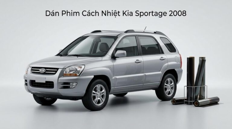 Dán Phim Cách Nhiệt Kia Sportage 2008 Lắp Đặt Tận Nơi Uy Tín