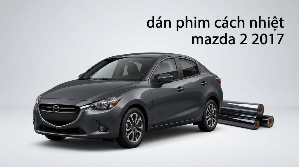 Dán Phim Cách Nhiệt Mazda 2 2017 Giá Tốt Lắp Đặt Tận Nơi Uy Tín chính hãng