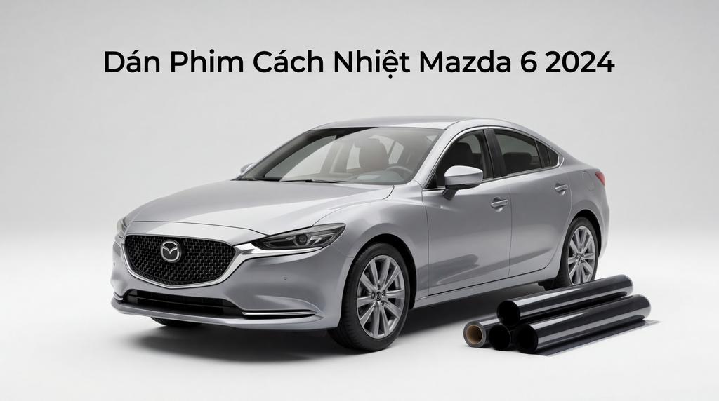 Dán Phim Cách Nhiệt Mazda 6 2024 Chính Hãng Cao Cấp Lắp Đặt Tận Nơi chính hãng