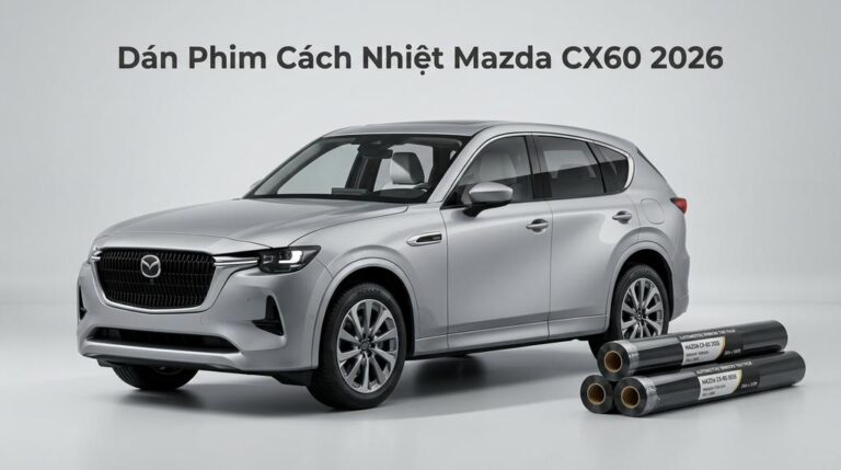 Dán Phim Cách Nhiệt Mazda CX60 2026 Cao Cấp Chính Hãng Tại TPHCM