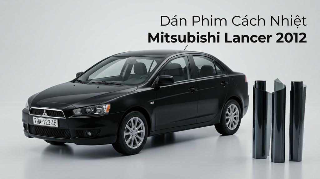 Dán Phim Cách Nhiệt Mitsubishi Lancer 2012 Chuyên Nghiệp Chính Hãng chính hãng