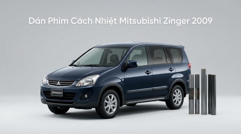 Dán Phim Cách Nhiệt Mitsubishi Zinger 2009 Uy Tín Giá Tốt Tại TPHCM