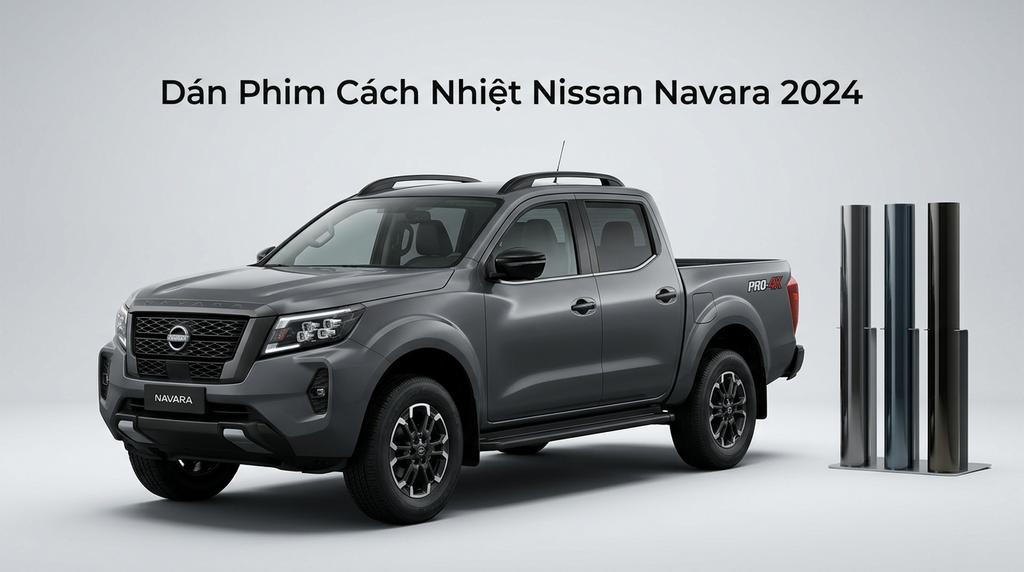 Dán Phim Cách Nhiệt Nissan Navara 2024 Chính Hãng Uy Tín Tại TPHCM chính hãng