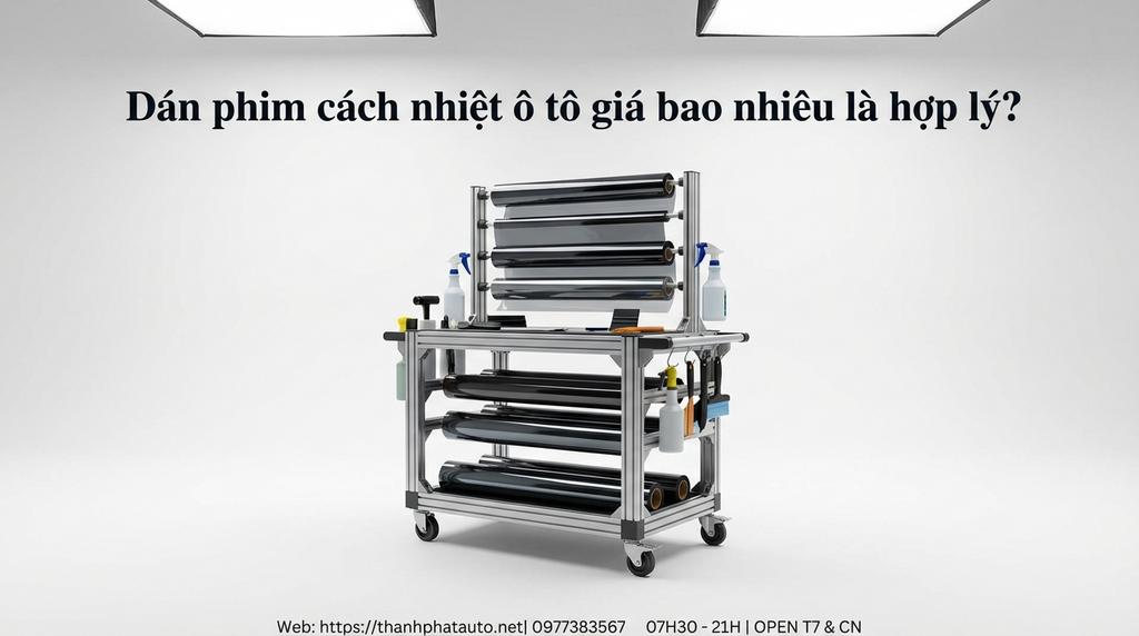 Dán phim cách nhiệt ô tô giá bao nhiêu là hợp lý?