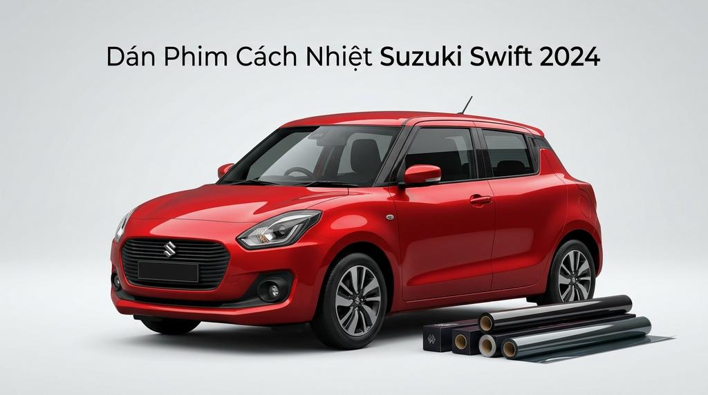 Dán Phim Cách Nhiệt Suzuki Swift 2024 Chính Hãng Cao Cấp TPHCM chính hãng
