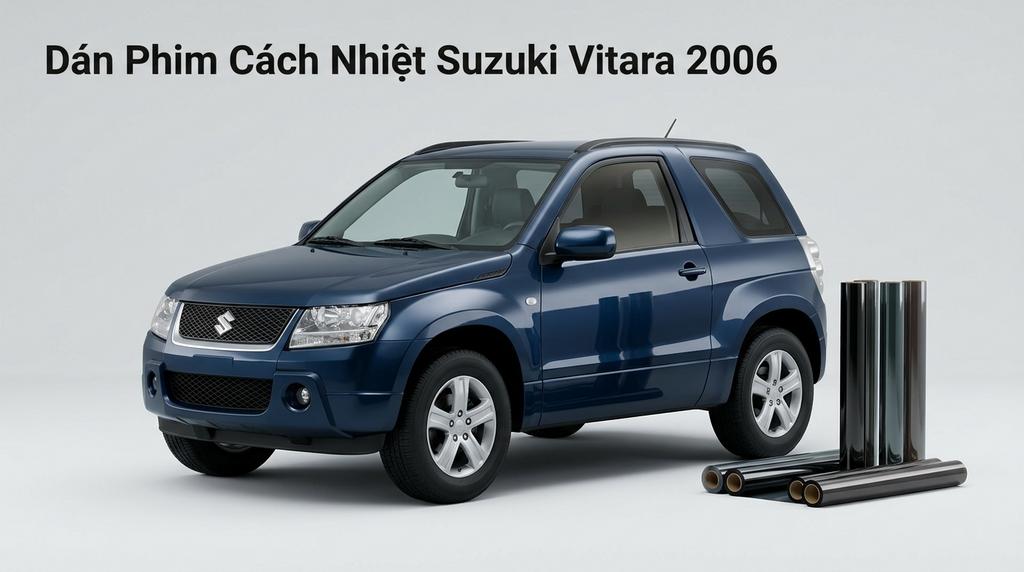Dán Phim Cách Nhiệt Suzuki Vitara 2006 Chính Hãng Giá Tốt Tại TPHCM chính hãng