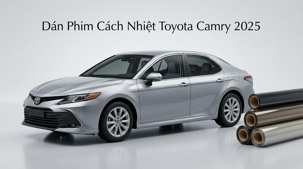 Dán Phim Cách Nhiệt Toyota Camry 2025 Chính Hãng Chuyên Nghiệp TPHCM chính hãng