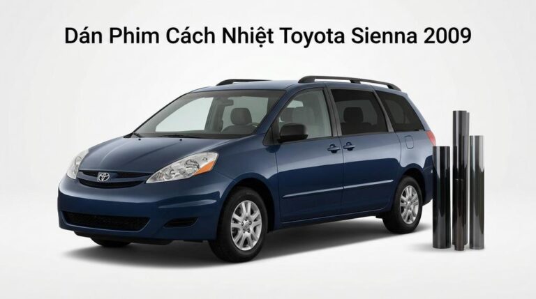 Dán Phim Cách Nhiệt Toyota Sienna 2009 Uy Tín Chính Hãng TPHCM