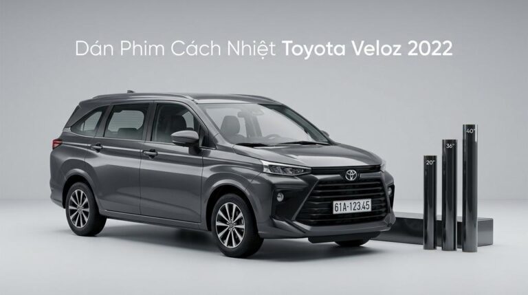 Dán Phim Cách Nhiệt Toyota Veloz 2022 Chính Hãng Uy Tín TPHCM