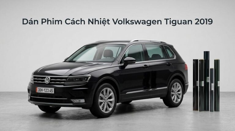 Dán Phim Cách Nhiệt Volkswagen Tiguan 2019 Chính Hãng Uy Tín TPHCM