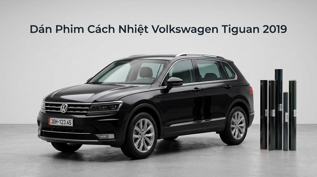 Dán Phim Cách Nhiệt Volkswagen Tiguan 2019 Chính Hãng Uy Tín TPHCM chính hãng