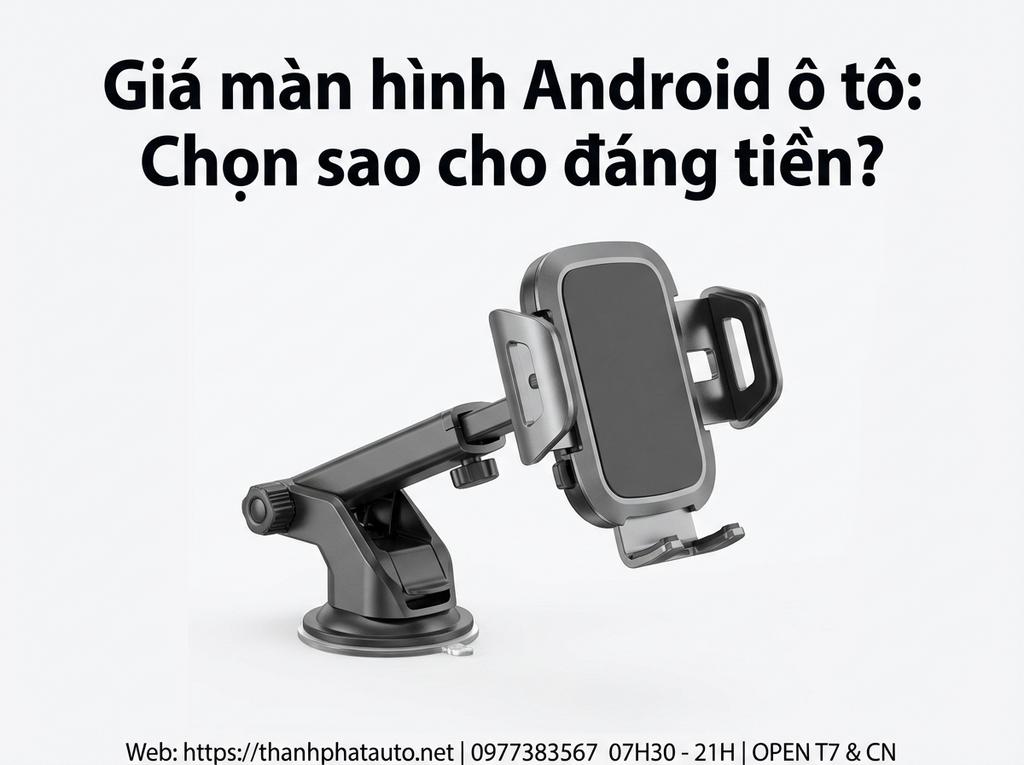 Giá màn hình Android ô tô: Chọn sao cho đáng tiền?
