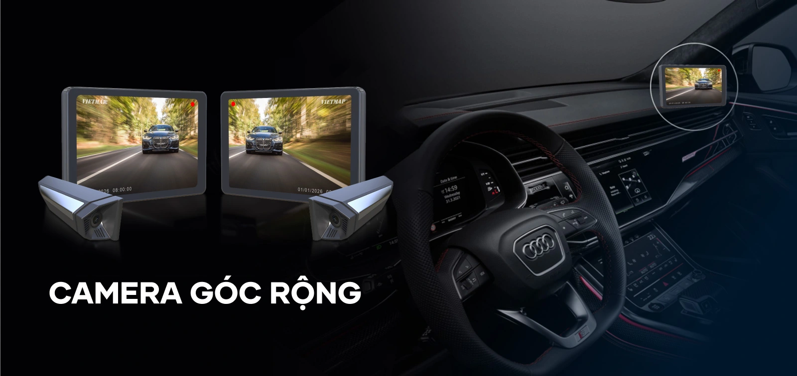 gương điện vietmap SC620