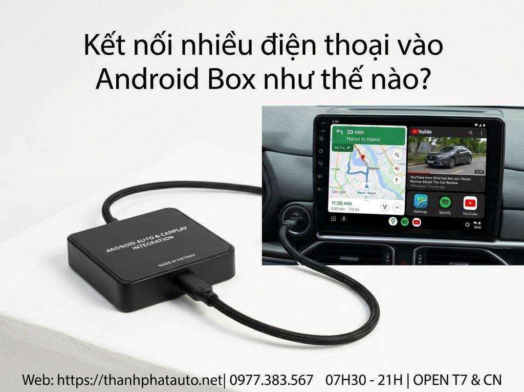 Kết nối nhiều điện thoại vào Android Box như thế nào?
