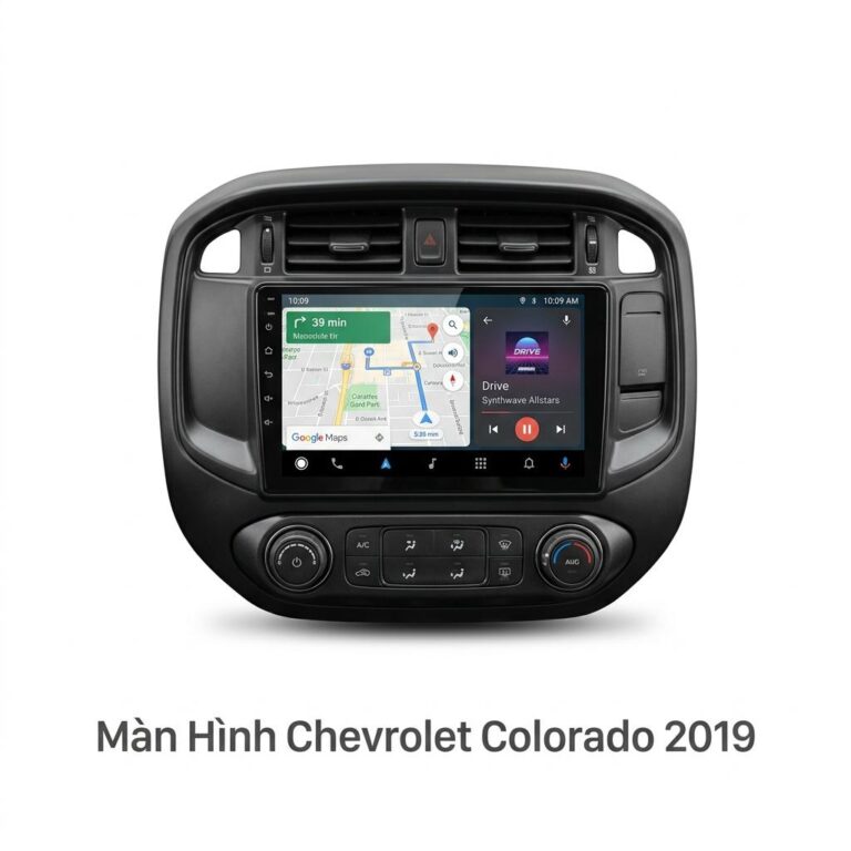 Màn Hình Android Chevrolet Colorado 2019 Chính Hãng Tích Hợp Đa Nhiệm