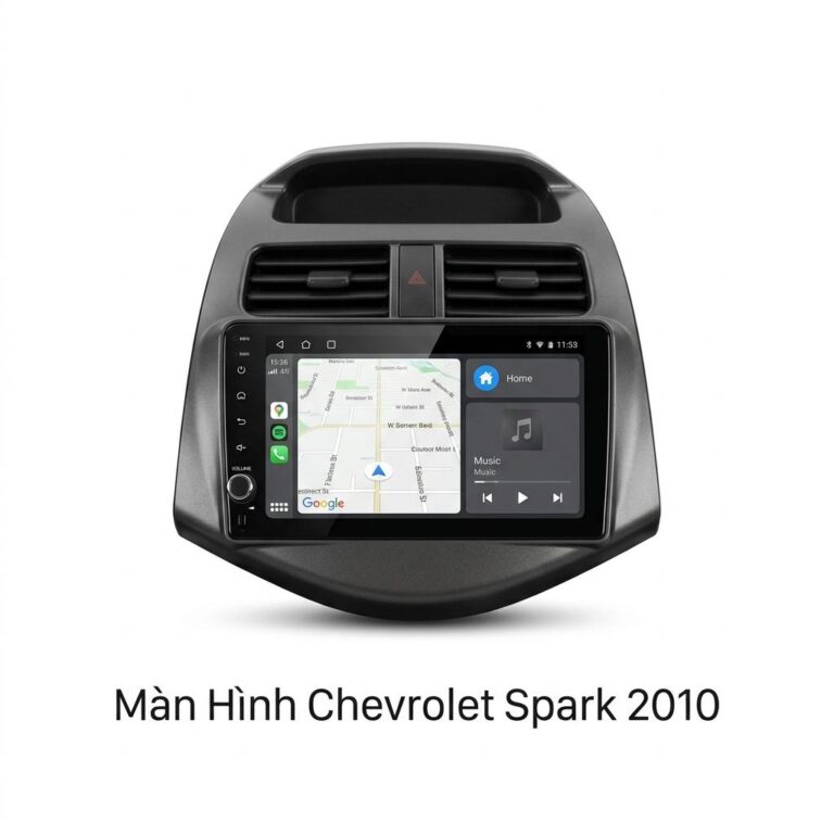 Màn Hình Android Chevrolet Spark 2010 Chính Hãng, Lắp Đặt Tận Nơi TPHCM