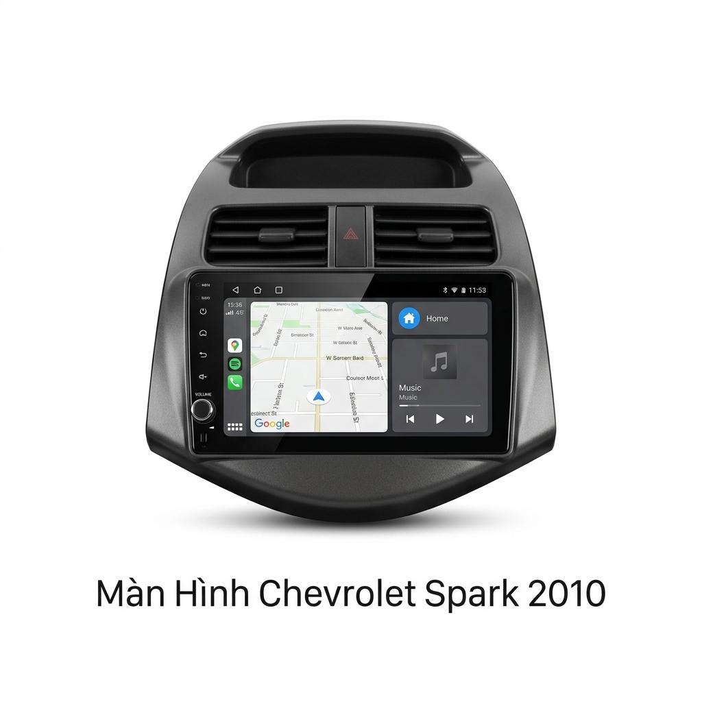 Màn Hình Android Chevrolet Spark 2010 Chính Hãng, Lắp Đặt Tận Nơi TPHCM chính hãng