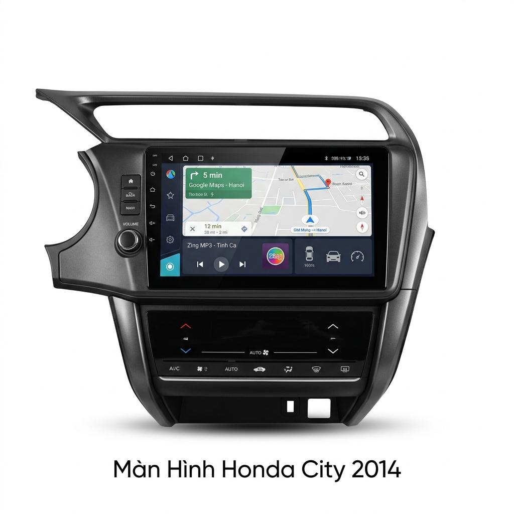 Màn Hình Android Honda City 2014 Cao Cấp Lắp Đặt Tận Nơi TPHCM chính hãng