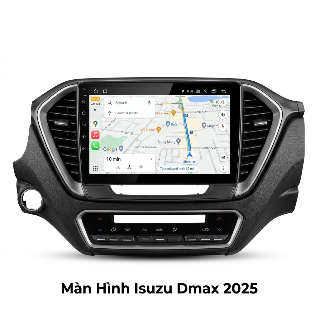 Màn Hình Android Isuzu Dmax 2025 Lắp Đặt Tận Nơi Uy Tín chính hãng