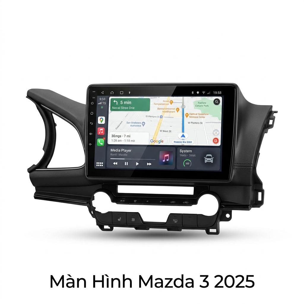 Màn Hình Android Mazda 3 2025 Zestech Chính Hãng Lắp Đặt Tận Nơi TPHCM chính hãng