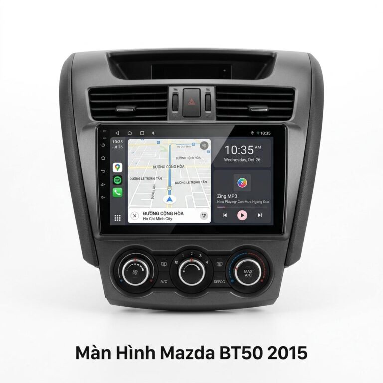 Màn Hình Android Mazda BT50 2015 Chính Hãng Lắp Đặt Tận Nơi Uy Tín