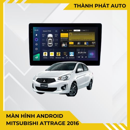 Màn Hình Android Mitsubishi Attrage 2016 Chính Hãng Tích Hợp Thông Minh