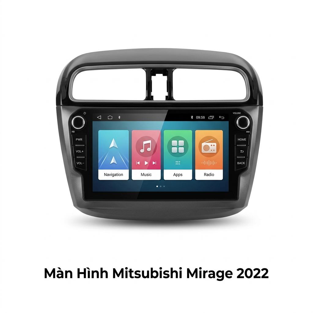 Màn Hình Android Mitsubishi Mirage 2022 Chính Hãng - Lắp Đặt Tận Nơi TPHCM chính hãng