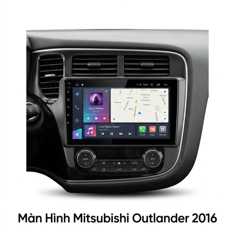 Màn Hình Android Mitsubishi Outlander 2016 Chính Hãng, Lắp Đặt Tận Nơi