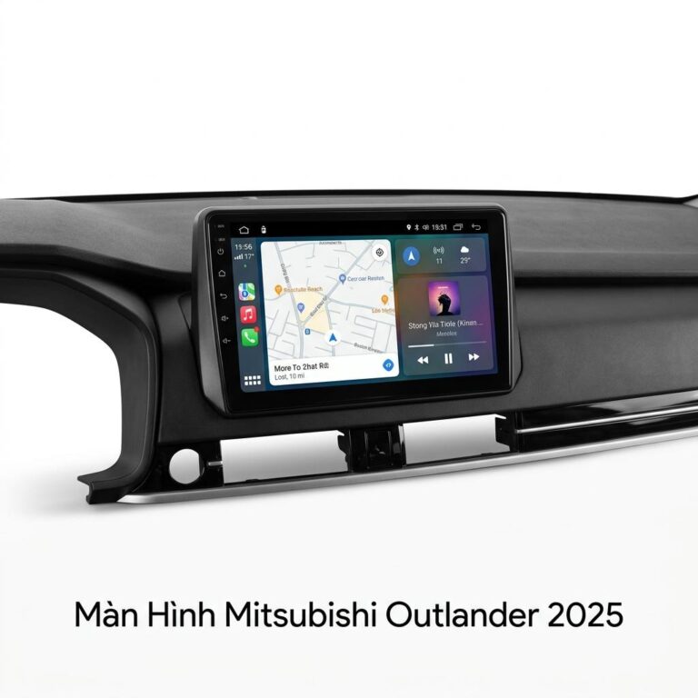 Màn Hình Android Mitsubishi Outlander 2025 Chính Hãng, Lắp Đặt Tận Nơi