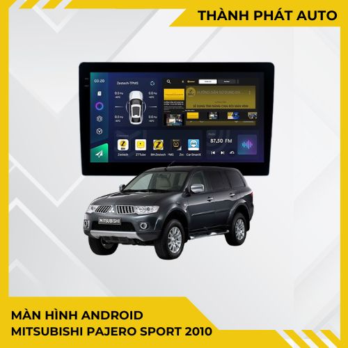 Màn Hình Android Mitsubishi Pajero Sport 2010 Chính Hãng, Lắp Đặt Tận Nơi