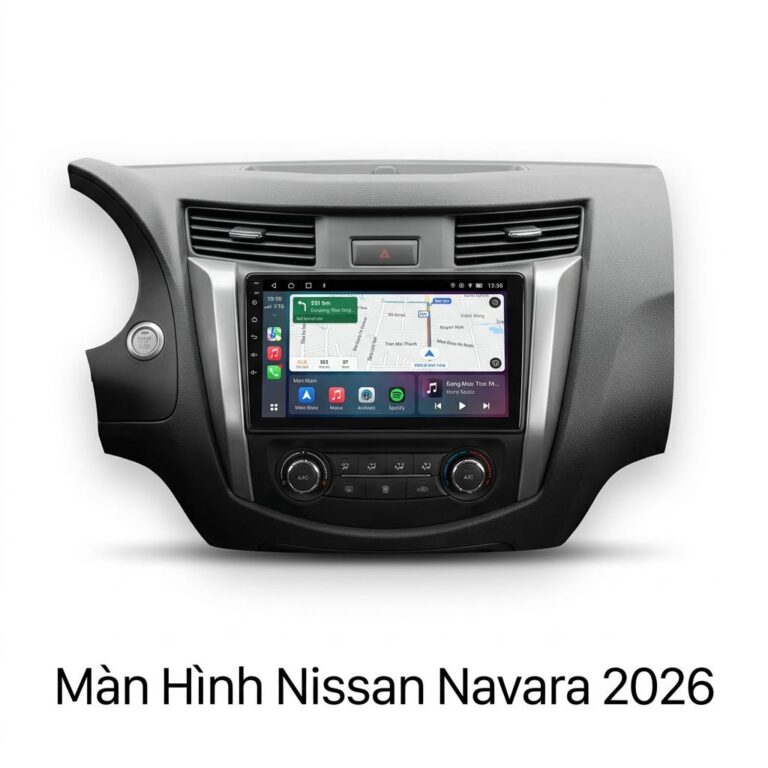 Màn Hình Android Nissan Navara 2026 Lắp Đặt Tận Nơi Uy Tín