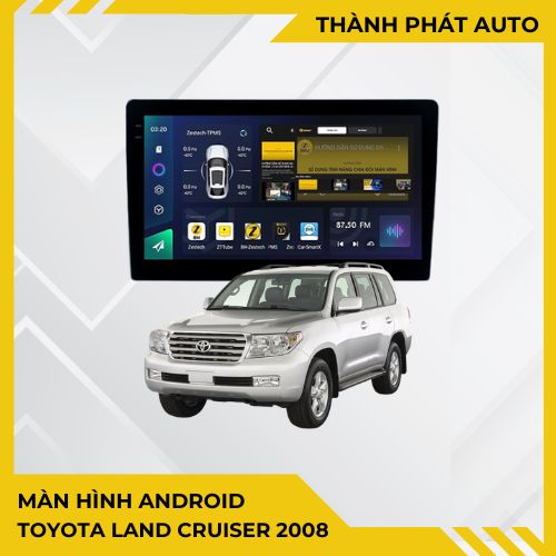 Màn Hình Android Toyota Land Cruiser 2008 Chính Hãng, Lắp Đặt Tận Nơi