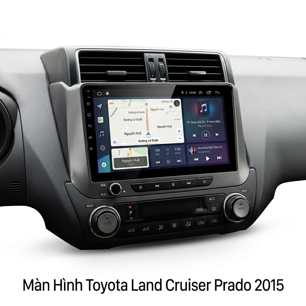 Màn Hình Android Toyota Land Cruiser Prado 2015 Chính Hãng, Lắp Đặt Tận Nơi chính hãng