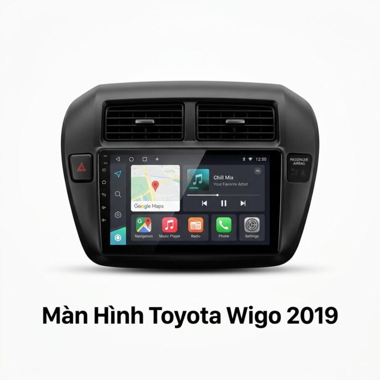 Màn Hình Android Toyota Wigo 2019 Cao Cấp Chính Hãng Lắp Đặt Tận Nơi