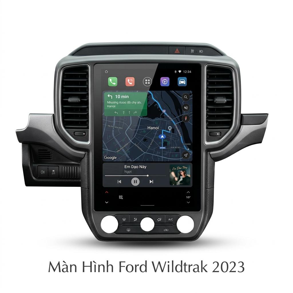 Màn Hình Ford Wildtrak 2023 Android Cao Cấp Lắp Đặt Tận Nơi chính hãng