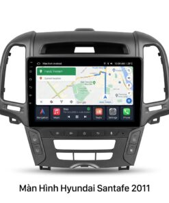 Màn Hình Hyundai Santafe 2011 Android Chính Hãng, Lắp Đặt Tận Nơi TPHCM