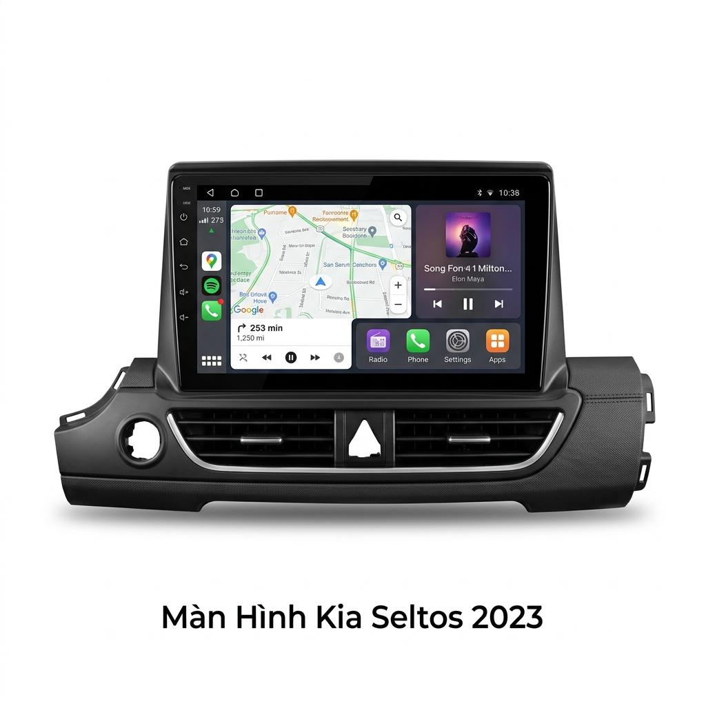 Màn Hình Kia Seltos 2023 Chính Hãng - Nâng Cấp Công Nghệ Android Thông Minh chính hãng