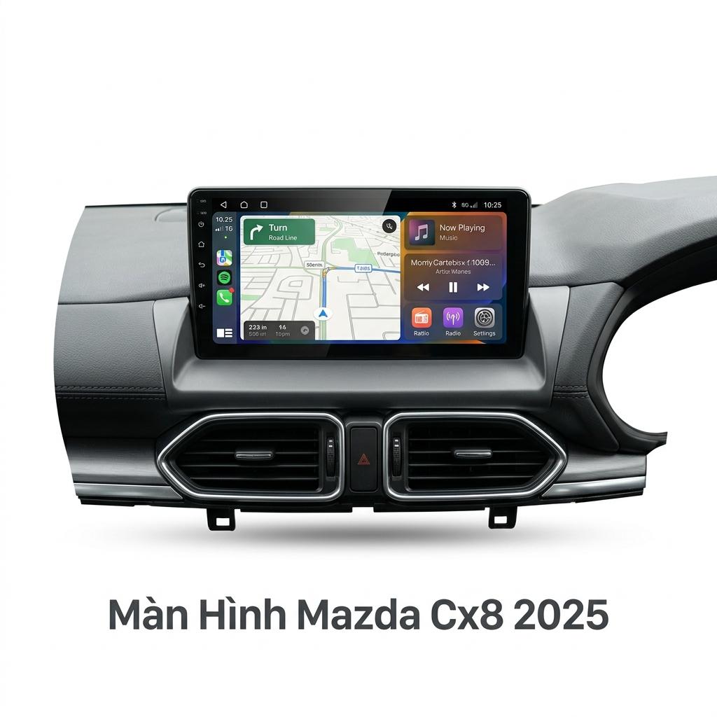 Màn Hình Mazda CX8 2025 Nâng Cấp Cao Cấp Lắp Đặt Tận Nơi chính hãng