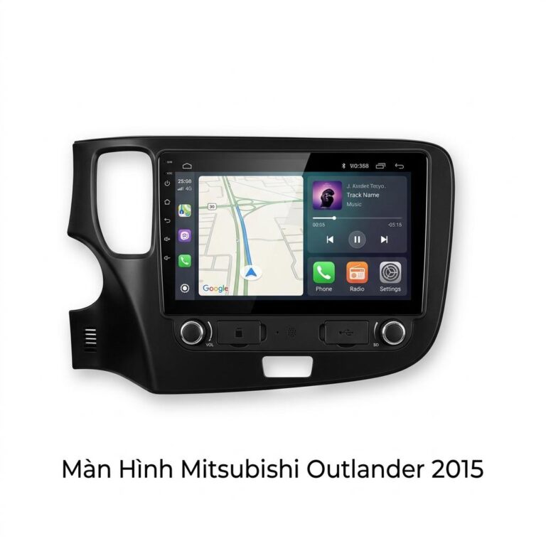 Màn Hình Mitsubishi Outlander 2015 Chính Hãng, Lắp Đặt Tận Nơi TPHCM